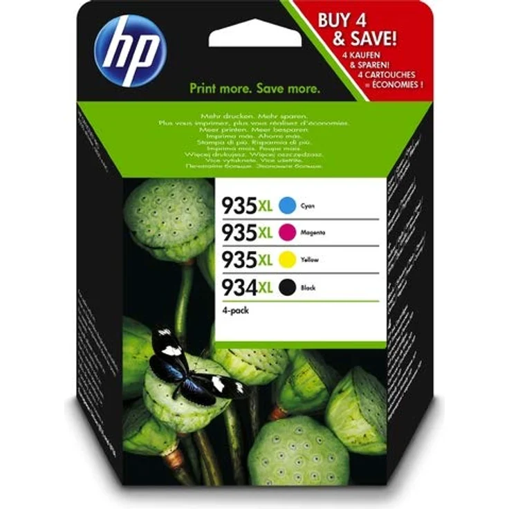 HP 934-935XL Multipack Original Druckerpatronen mit hoher Reichweite (Schwarz, Rot, Blau, Gelb) für HP OfficeJet Pro 6830, HP OfficeJet Pro 6230 – Bild 2
