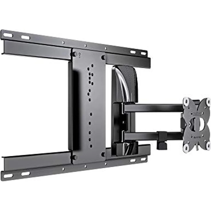 Meliconi Universal Fix Wandplatte, Schwarz, Metall, kompatibel mit RANGE EXTRA: OLED SDR - 400 SDRP PLUS - 600 SDRP PLUS - RANGE SLIMSTYLE PLUS: 100SR - 100SDR, in Box – Bild 2