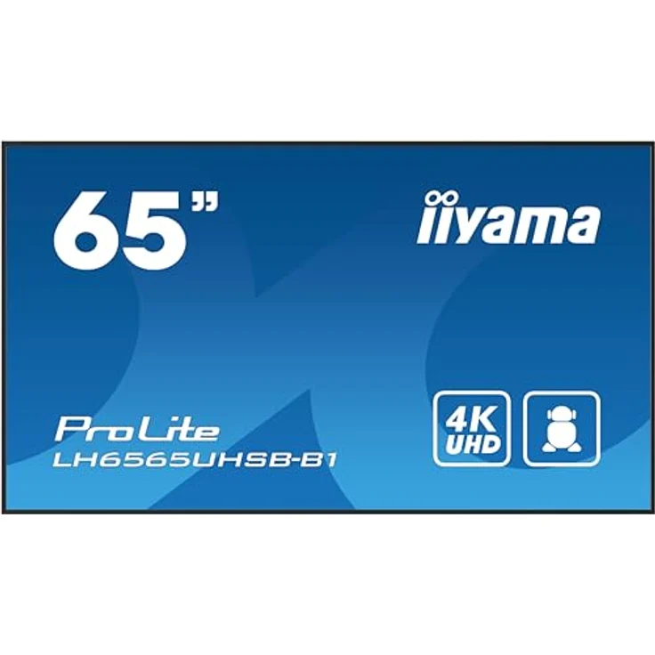 iiyama ProLite LH6565UHSB-B1 64,5" Digital Signage Display 4K UHD IPS LED Panel 800 cd/m² schwarz mit Android-OS und WiFi – Bild 3