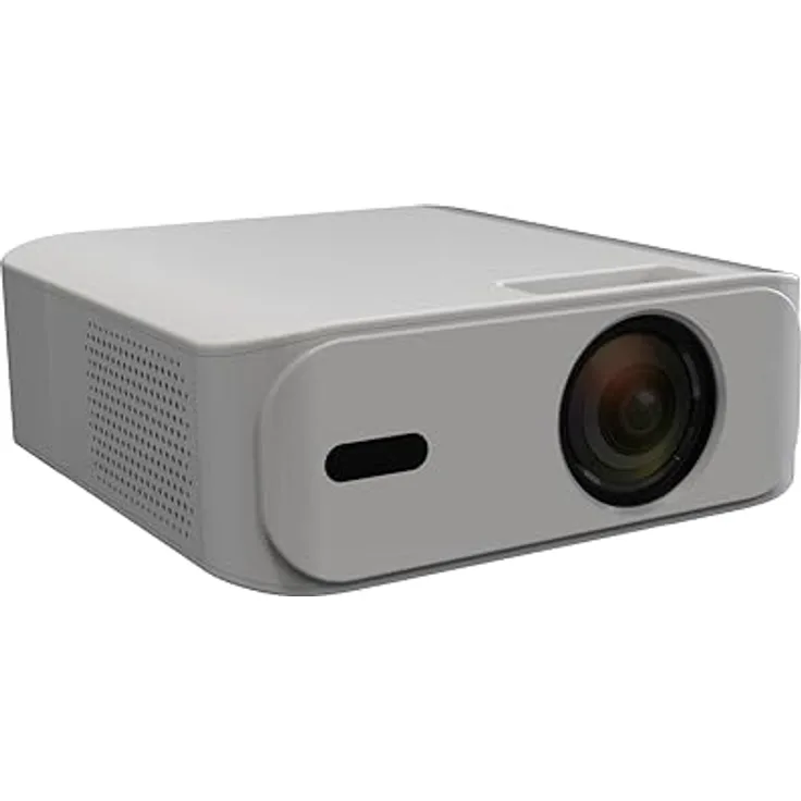 Denver PR-4300-4K Beamer Heimkino Projektor, Native WQHD 2560x1440p, 4K UHD 3840x2160p, 400 ANSI Lumen, Bluetooth Lautsprecher, HDMI, USB, Fernbedienung, bis 180 Zoll (457 cm)
