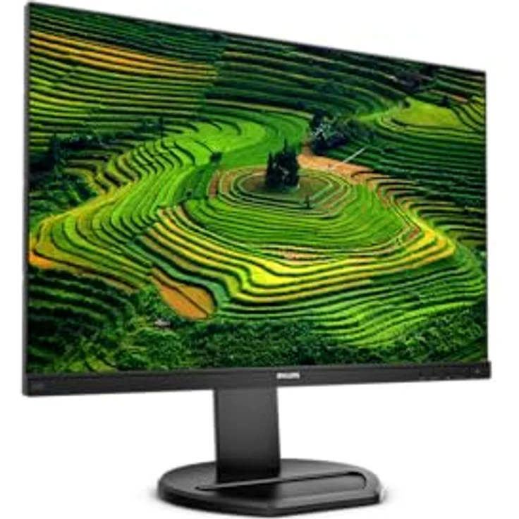 Philips Monitor 24" IPS-Panel mit 178° Blickwinkel, Adaptive-Sync, höhenverstellbarer Standfuß, VESA-montierbar – Bild 1