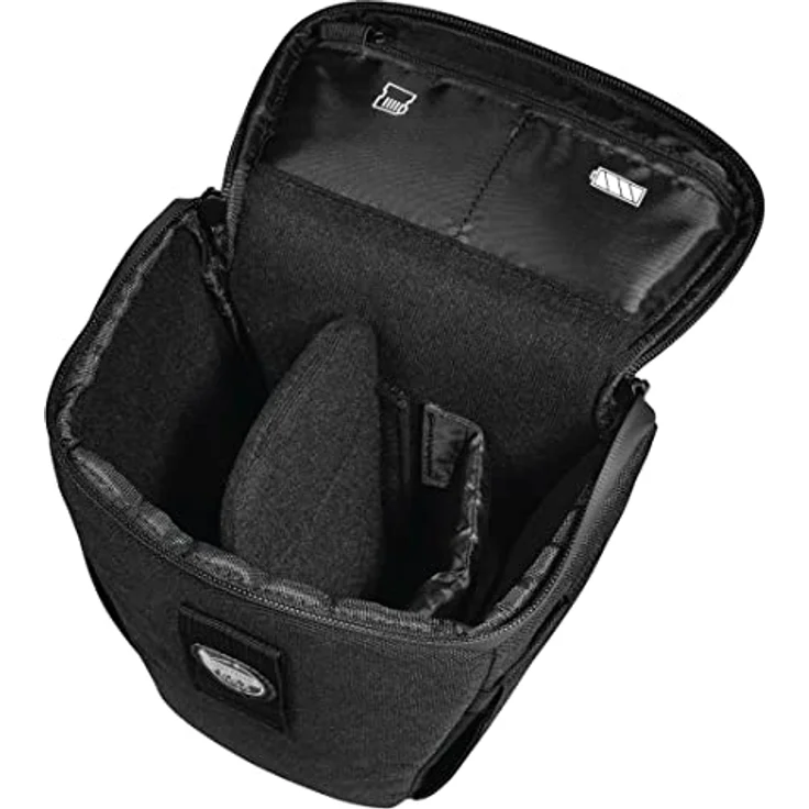 Hama Matera, Kameratasche für Digitalkameras, Schwarz, mit Doppelreißverschluss, abnehmbarem Schultergurt und verstellbaren Inneneinteilern – Bild 5