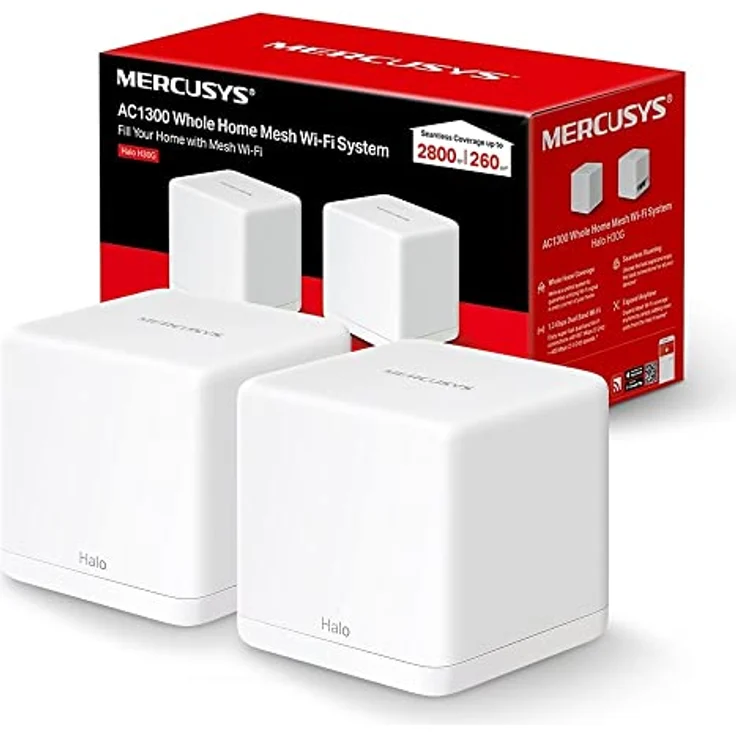 MERCUSYS AC1300 Whole Home Mesh Wi-Fi System, leistungsstarker Router – Bild 1