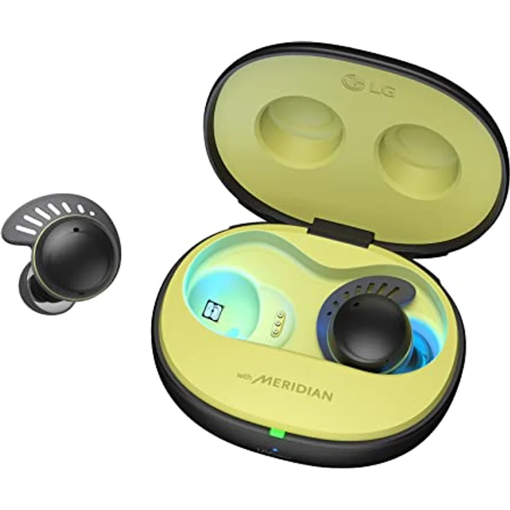 LG TONE Free Fit DTF7Q In-Ear Bluetooth Kopfhörer mit MERIDIAN-Technologie, ANC (Active Noise Cancellation) & UVnano+, Schwarz – Bild 2