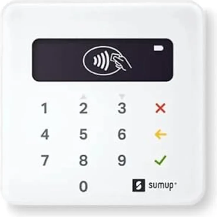 SUMUP Air Card Reader, mobiler Kartenleser für kontaktloses Bezahlen, schwarz