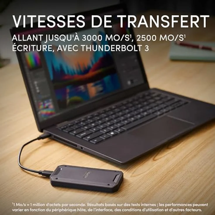 SanDisk Professional Pro G40 2TB External SSD Thunderbolt 3 40Gbps USB-C 10Gbps Ultra-rugged IP68 du (2000 GB), Externe SSD – Bild 2