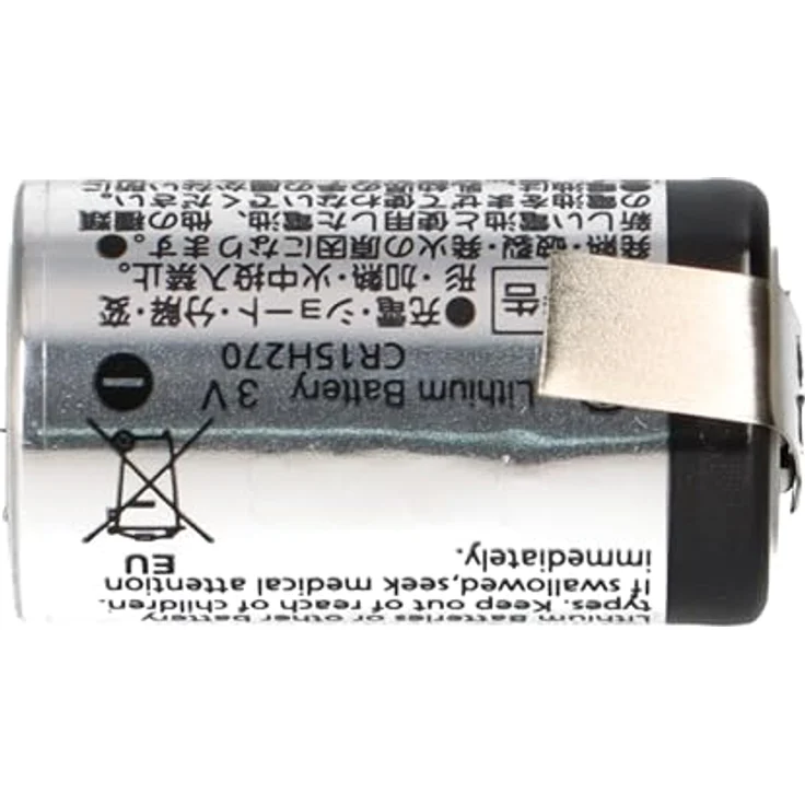 Akkuman.de CR2 Lithium 3V Fotobatterie, 850mAh Z-Lötfahne, wartungsfrei, zuverlässig, für Kameras und Taschenlampen – Bild 2