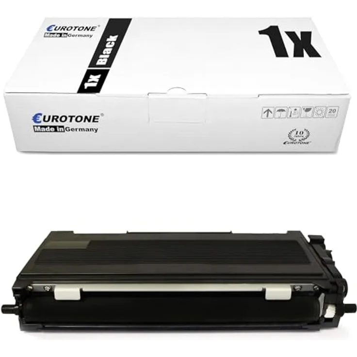 Eurotone Toner Cartridge TN2110 TN2120, kompatibel für Brother DCP 7030/7045, HL 2140/2150, MFC 7320/7440/7840W, Schwarz, 3500 Seiten