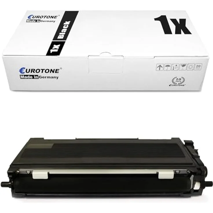 Eurotone Toner Cartridge TN2110 TN2120, kompatibel für Brother DCP 7030/7045, HL 2140/2150, MFC 7320/7440/7840W, Schwarz, 3500 Seiten – Bild 1