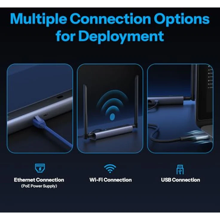 SONOFF Zigbee/Thread PoE Dongle Max, Ethernet-, Wi-Fi- und USB-fähiges Zigbee-Gateway mit EFR32MG24&EFR32D0, Multi-Firmware-Support und 360° Signalabdeckung – Bild 2