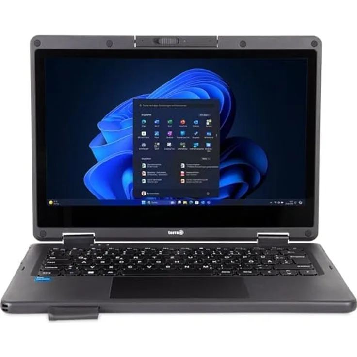 TERRA Mobile 360-11V4 N100 W11P EDU STF, Intel® N, 29,5 cm (11.6"), 1366 x 768 Pixel, Grau, Windows 11 Pro Education, 4 GB DDR4, 128 GB SSD, WXGA Display
