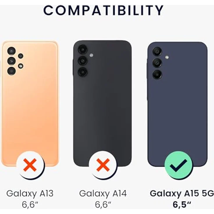 kwmobile Case kompatibel mit Samsung Galaxy A15 5G, Silikon Hülle metallisch schimmernd in Metallic Lavendel, rutschfest und reißfest – Bild 2