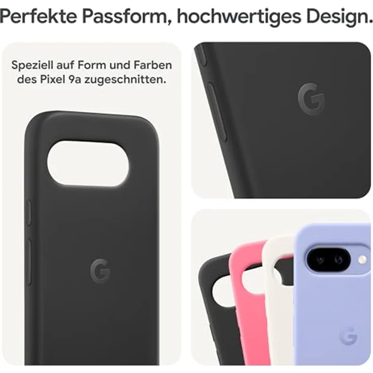 Google Pixel 9a Case – Langlebiges, fleckenabweisendes Silikon – Schutzhülle für Android-Smartphones – Peony – Bild 4