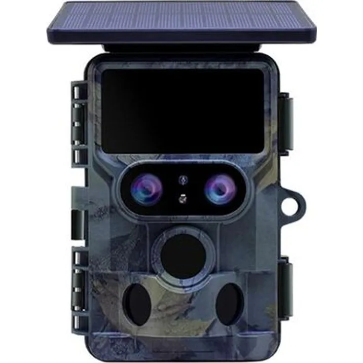 Stealth Gear Nightjar Dual-Cam Solar 4K Wifi Wildcamera, Überwachungskamera mit Nachtsicht und Solarbetrieb