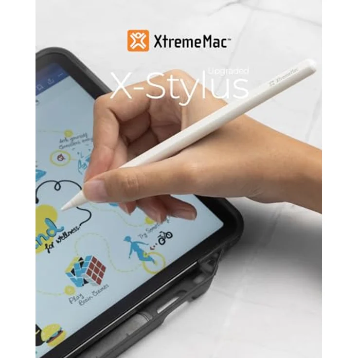 XtremeMac X-Stylus Pen, Stylus mit Neigungs- und Druckempfindlichkeit, Weiss – Bild 7