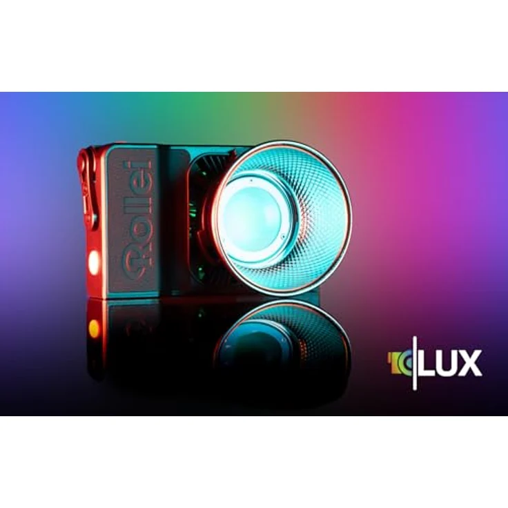 Rollei Lux 100 RGB LED-Dauerlicht, 100W Leistung, duale Leistungsstufen – Bild 5