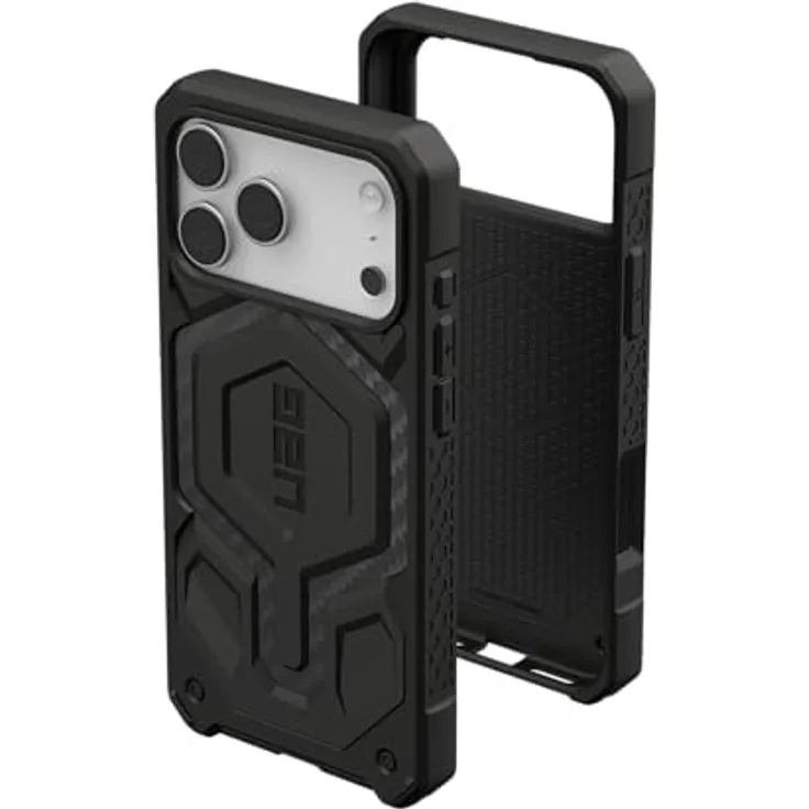 UAG Monarch Pro MagSafe, Hochresistente Smartphone Hülle für Apple iPhone 17 Pro Max, Schwarz