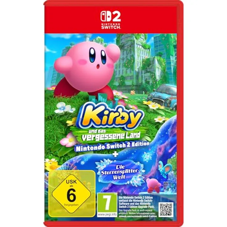 Kirby und das vergessene Land – Switch 2 Edition mit Sternensplitter-Welt, Verbesserte Grafik & neuen Spielmodi