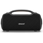 Artsound PWR04, Tragbarer Bluetooth Lautsprecher mit 10 h Akkulaufzeit, wasserdicht IPX6, Schwarz