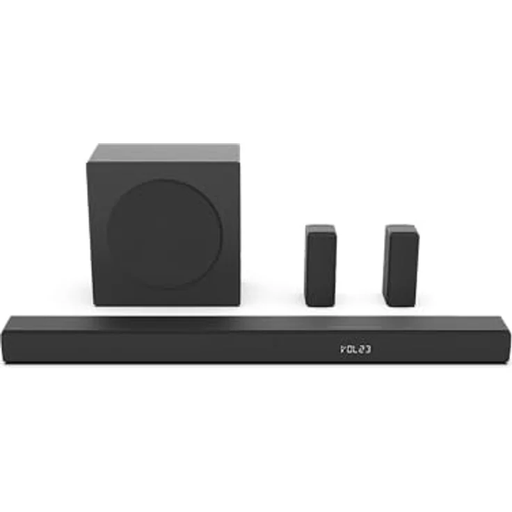 Hisense Soundbar HS5100, 5.1-Kanal Surround-Soundsystem mit 8 Lautsprechern, 540 W, kabelloser Subwoofer, Dolby Digital Plus und DTS Virtual:X – Bild 1
