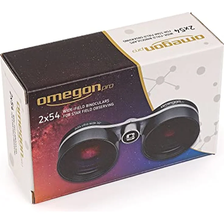 Omegon Fernglas 2x54 für Sternfeldbeobachtung mit 2 Pro UHC Filtern M56, kompakt, hohe Lichtstärke und scharfe Abbildung – Bild 2