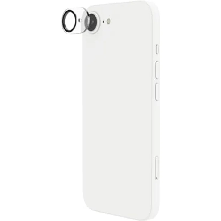 Hama Handy Kameraschutz für iPhone 16e, Panzerglas 9H, stoßfest, kratzfest, blasenfrei - Transparent – Bild 3
