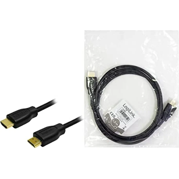 HDMI-Kabel LogiLink Ethernet A -> A St/St 1.50m sw – Bild 10