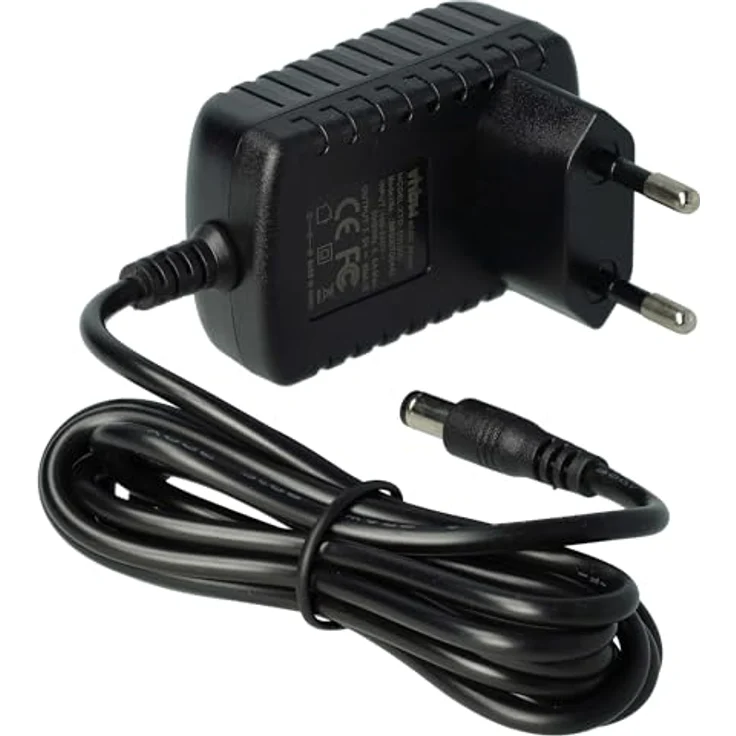 vhbw Netzteil kompatibel mit V-Tech Kidi Smart Glow Art, AC/DC Netzadapter mit Euro-Stecker, schwarz, 7,5 V / 0,4 A – Bild 3