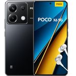 POCO X6 5G Smartphone, 12+256GB Handy ohne Vertrag, 120Hz 6,67" 1,5k AMOLED Display, 64MP OIS Dreifach-Kamera, 5100mAh, 67W Turbo-Charge, Dual-SIM, Schwarz (DE Version + 2 Jahre Garantie)