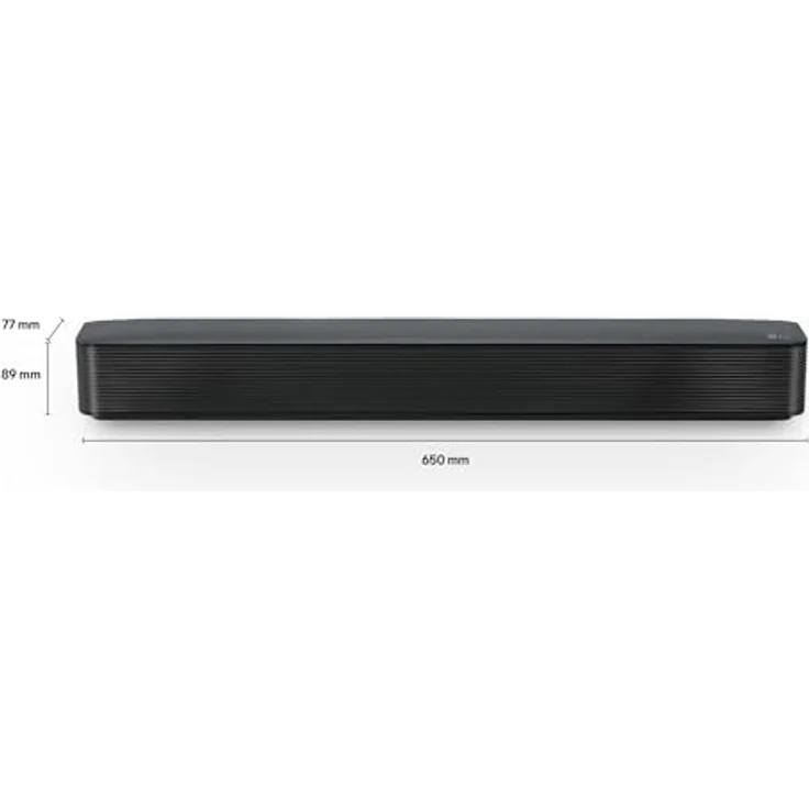LG SQM1 2.0 Soundbar (40 Watt) Bluetooth, Optisch [2024], Schwarz - Kompaktes Design mit Dolby Digital Sound und Bluetooth-Funktion – Bild 2