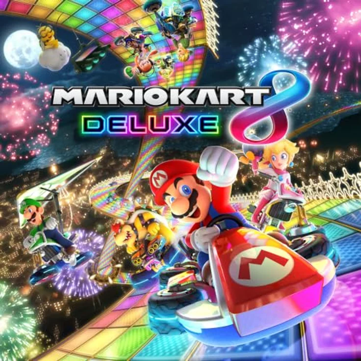 NINTENDO Switch Neon-Rot / Neon-Blau, Spielekonsole mit Mario Kart 8 – Bild 3