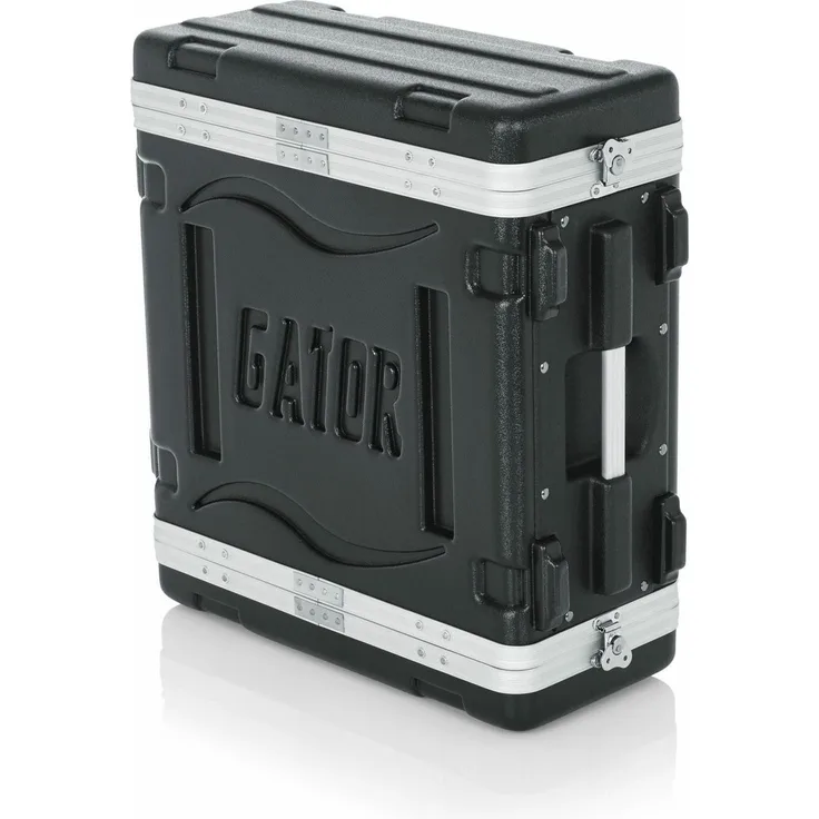 Gator GR-4L 19" Rack, Audio Rack aus Polyethylen mit verzinkten Stahl-Rackschienen, schwarz