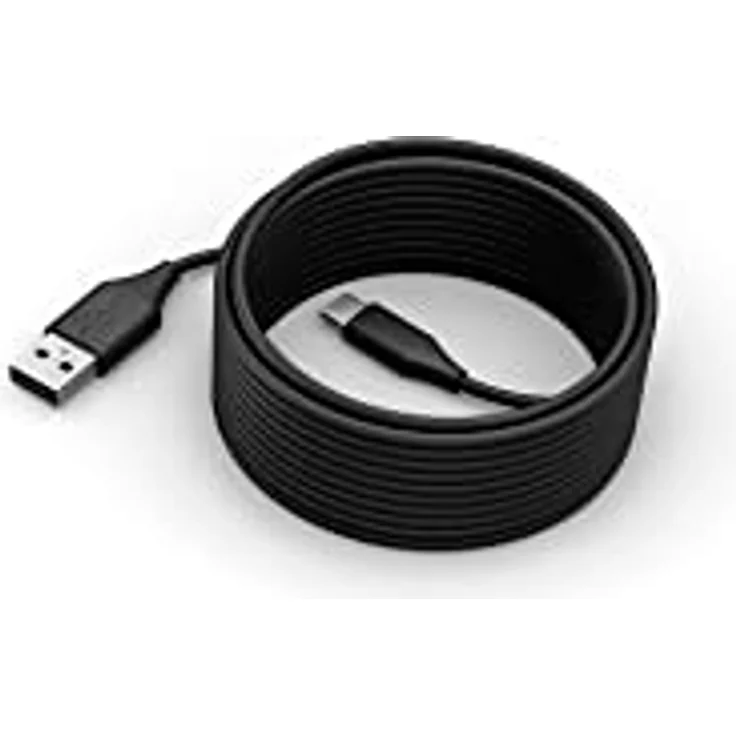 Jabra PanaCast 50 USB C auf USB A Kabel, 5m USB 2.0 für sofortige Plug & Play Verbindung zur Video Bar