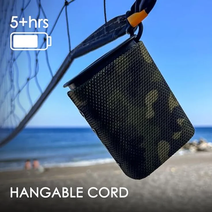 Boompods Beachboom Nachhaltiger Bluetooth-Lautsprecher aus Ozeangebundenem Kunststoff, IPX7 wasserdicht, Selfie-Funktion – Bild 5