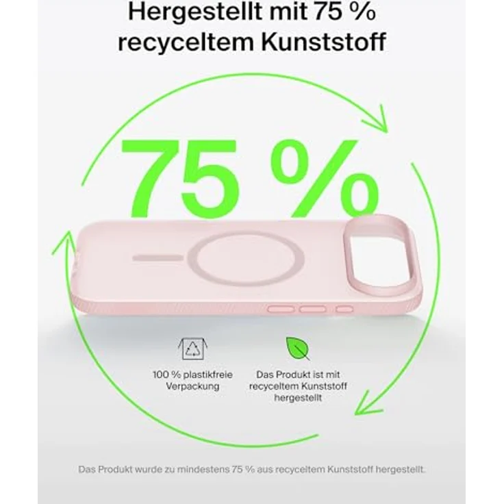 Belkin Grip Magn. Schutzhülle iPhone Air, pink, mit Stoßschutz und integrierter Kamerasteuerung – Bild 8