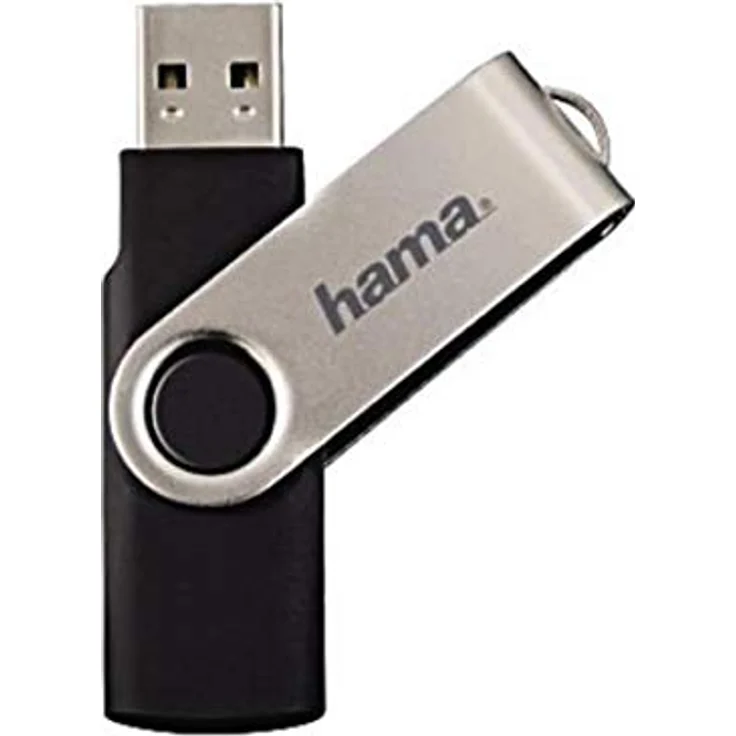 Hama 64 GB USB-Stick USB 2.0 Datenstick (10 MB-s Datentransfer, mit Öse zur Befestigung am Schlüsselring, Speicherstick, Memory Stick aus Metall, geeignet für Windows-MacBook) silber – Bild 5
