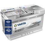 VARTA A6 Silver Dynamic AGM, 12V 80Ah Autobatterie für Start-Stop Systeme, 800A, auslaufsicher und rüttelfest