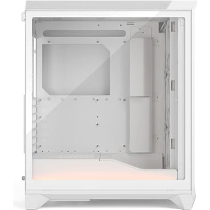 Fractal Design Meshify 3 Ambience Pro RGB White TG Clear Tint, Gaming PC-Gehäuse mit Facetten-Mesh-Front, Gen 2 ARGB Beleuchtung und drei RGB Momentum 14 Lüftern – Bild 3