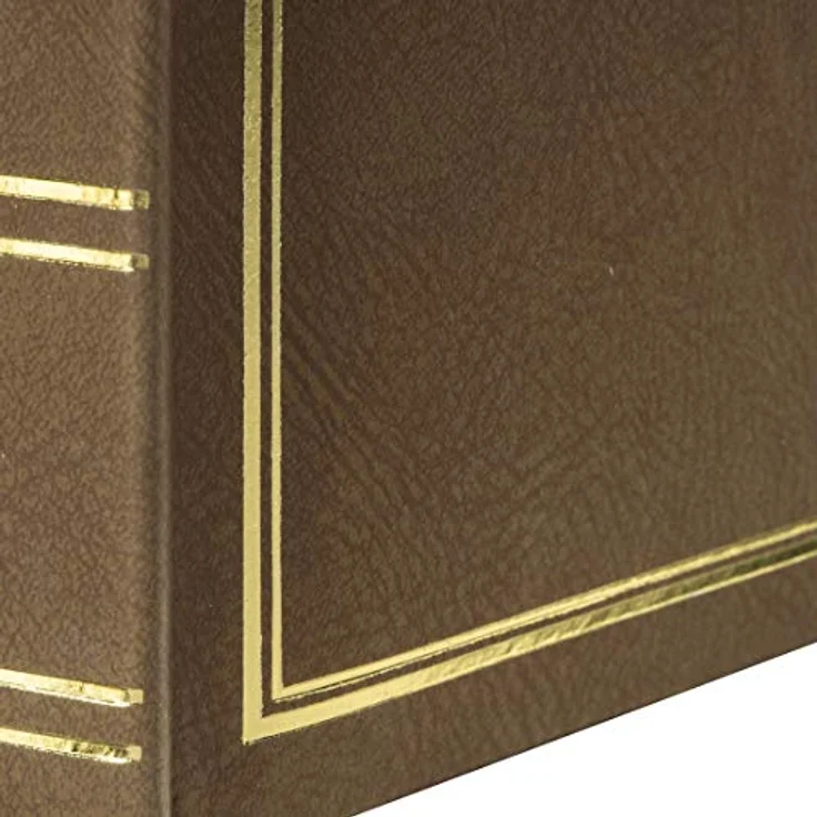 Hama Jumbo-Album London, 30x30 cm, 80 weiße Seiten, Braun – Bild 3