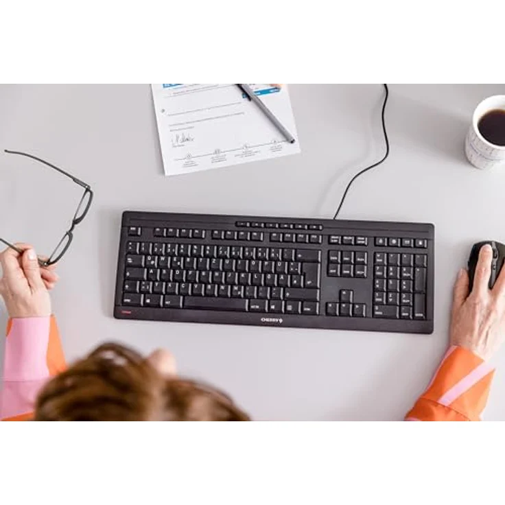 CHERRY STREAM USB QWERTY Italienisch Grau (JK-8500IT-0) – Bild 6