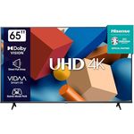 HISENSE 65A6K, 65 Zoll UHD 4K Smart TV mit Direct Full Array, Dolby Vision IQ und VIDAA SMART OS