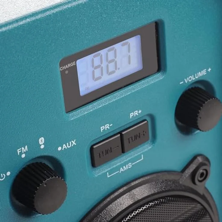 Blaupunkt BSR 30 Baustellenradio mit Akku – Tragbares Radio mit Bluetooth 5.3 robust (AUX-IN, 10 Watt RMS, Schutzklasse IPX5) – Bild 4