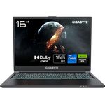 Gigabyte G6 MF-H2DE854KH Gaming Laptop, Schnelle und effiziente Leistung, Schwarz
