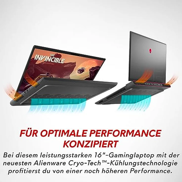 Alienware 16 m16 Gaming Laptop AMD Ryzen 9-7845HX, 16 GB DDR5 RAM, 1 TB SSD, NVIDIA GeForce RTX 4070 8 GB GDDR6, Dark Metallic Moon, Channel 15M Collect and Return - G06JX9M|| – Bild 4