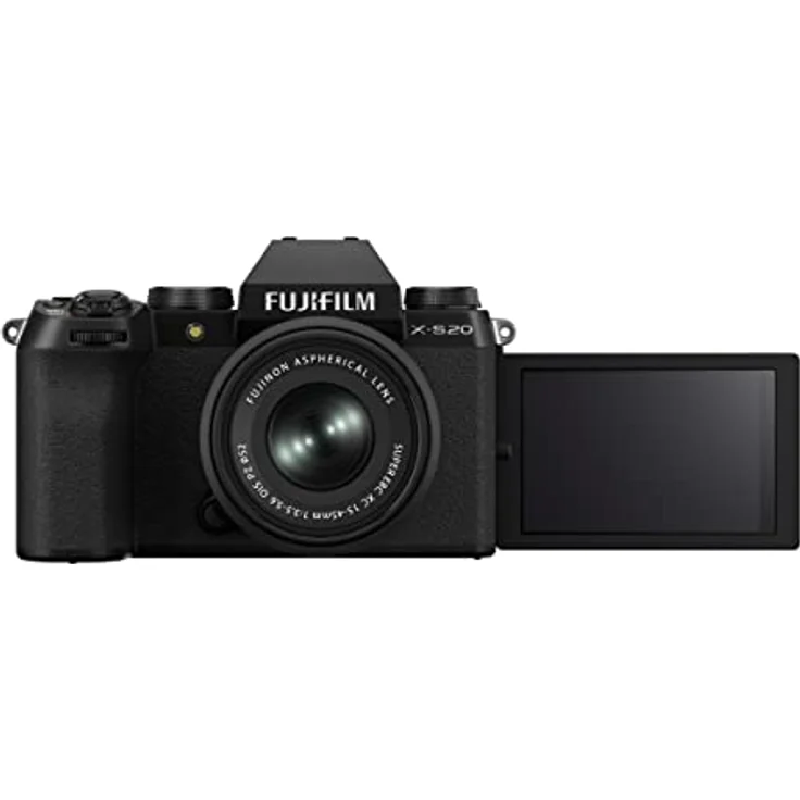 Fujifilm X-S20, Systemkamera mit 26,1 MP X-Trans CMOS 4 Sensor, schwarz – Bild 2