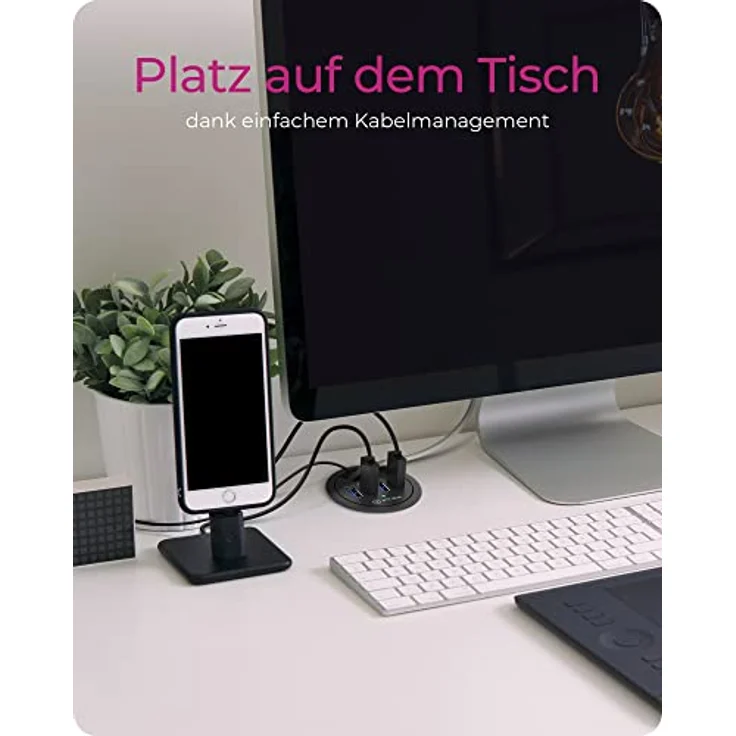 RaidSonic ICY BOX USB-Hub IB-HUB1403, Tisch-Hub, 4x USB 3.0 (IB-HUB1403) – Bild 5
