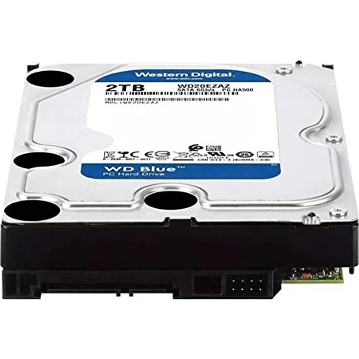 WD Blue WD20EZAZ - Festplatte - 2 TB - intern - 3.5 Zoll (8.9 cm) - SATA 6Gb/s - 5400 rpm - Puffer: 256 MB – Bild 2