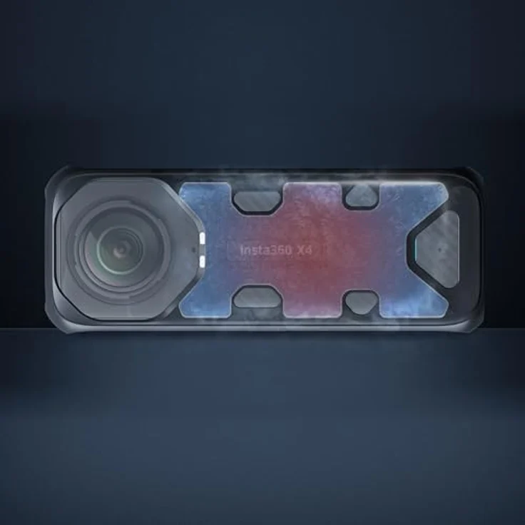 Insta360 X4 Thermogriffabdeckung - Reduziert die Oberflächentemperatur für bequemes Halten, passend für windstille Videoaufnahmen – Bild 2