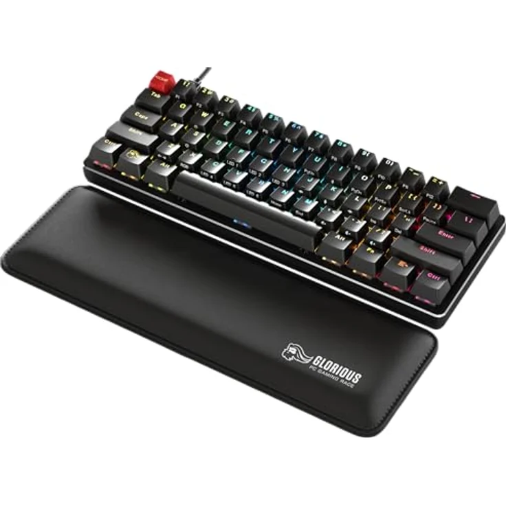 Glorious PC Gaming Race Tastatur-Handballenauflage Slim - Compact, schwarz – Bild 5
