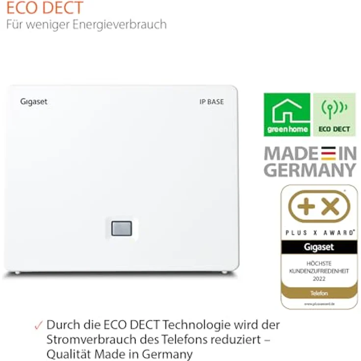 Gigaset IP BASE DECT-Telefon, Basisstation mit 500 Kontakten und Google/Microsoft 365 Integration – Bild 6